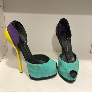 Giuseppe Zanotti color block heels